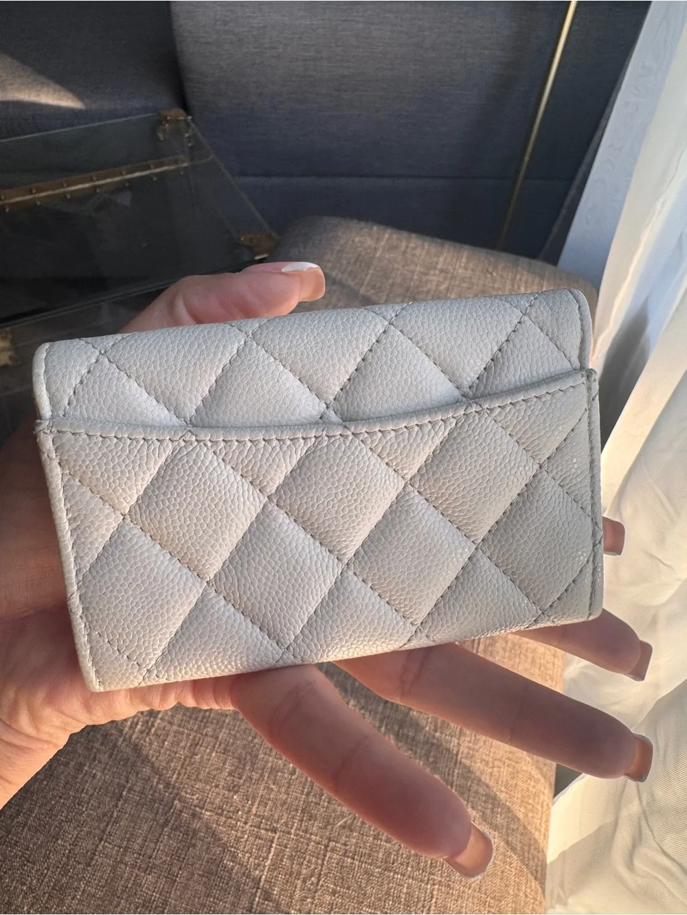 CHANEL compact quilted